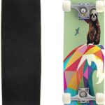 Skateboard Skate Board Canadian Maple Longboard 31” Pro Complete Board w/Concave Skateboard for Beginners, Adults, Teens, Kids