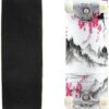 Landscape with Branches Lake and Hills in Traditional Japanese Skateboard 31″x8″ Double-Warped Skateboards Outdoor Street Sports Skateboard for Beginners Professionals Cool Adult Teen Gifts