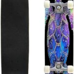 Skateboard Skate Board Canadian Maple Longboard 31” Pro Complete Board w/Concave Skateboard for Beginners, Adults, Teens, Kids