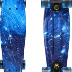 Skateboards 22 inch Complete Skateboard Deck Mini Cruiser for Kids Boys Girls Youths Beginners