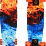 Skateboards 22 inch Complete Skateboard Deck Mini Cruiser for Kids Boys Girls Youths Beginners